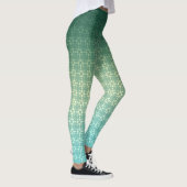 Floral, gradiënt leggings (Rechts)