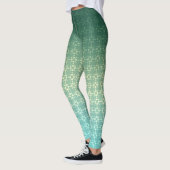 Floral, gradiënt leggings (Links)