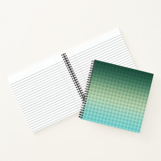 Floral, gradiënt notitieboek (Binnen)