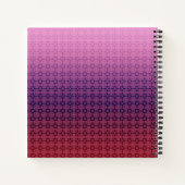 Floral, gradiënt notitieboek (Achterkant)