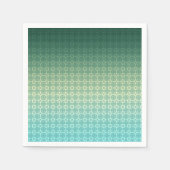 Floral, gradiënt servet (Voorkant)