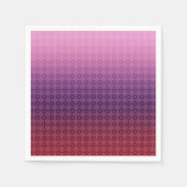 Floral, gradiënt servet (Voorkant)