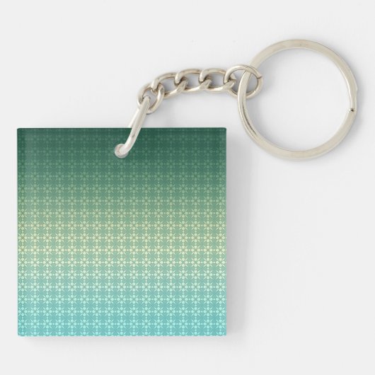 Floral, gradiënt sleutelhanger (Achterkant)