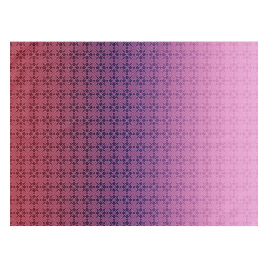 Floral, gradiënt tafelkleed (Voorkant (Horizontaal))