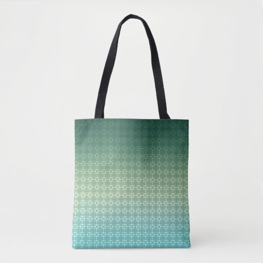 Floral, gradiënt tote bag (Voorkant)