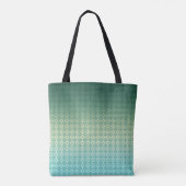Floral, gradiënt tote bag (Achterkant)