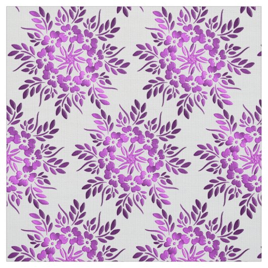 Floral gradiënt violet Mandala Stof (Swatch)