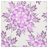 Floral gradiënt violet Mandala Stof (Close Up)