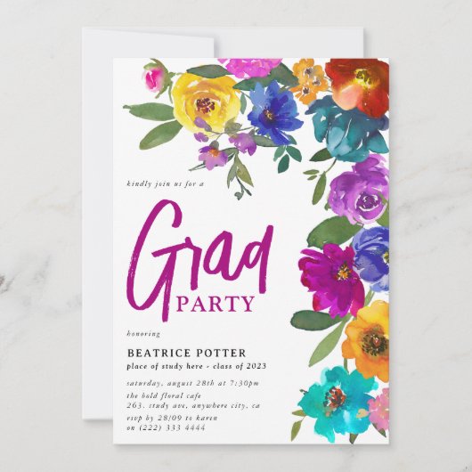 Floral Gradual Partij voor Helderheid en Vette Wat Kaart (Voorkant)