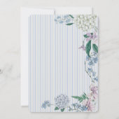 Floral Graduation Party Kaart (Achterkant)
