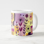 Floral graffiti grote koffiekop (Voorkant rechts)