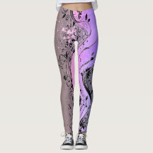 Floral grafische Leggings