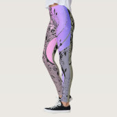 Floral grafische Leggings (Links)