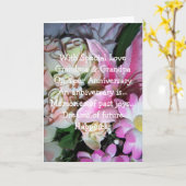 Floral Grandouders Wedding Jubileum Kaart (Gele Bloem)