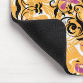 Floral Graphic Art, Gothic Hollow Life Muismat (Hoek)