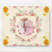 Floral Graphic Art, Vrouwe van de Lente Muismat (Voorkant)