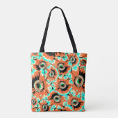 Floral Graphic Pattern Tote Bag (Achterkant)