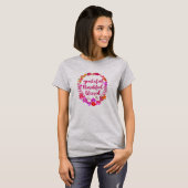 Floral Grateful Thankful Blessed T-shirt (Voorkant volledig)