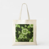 Floral Green Canvas tas (Achterkant)