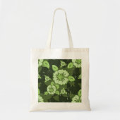 Floral Green Canvas tas (Voorkant)