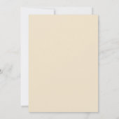 Floral Green Gold Wedding Art Nouveau Save The Date (Achterkant)