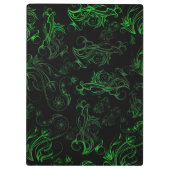 Floral Green-klembord Klembord (Achterkant)