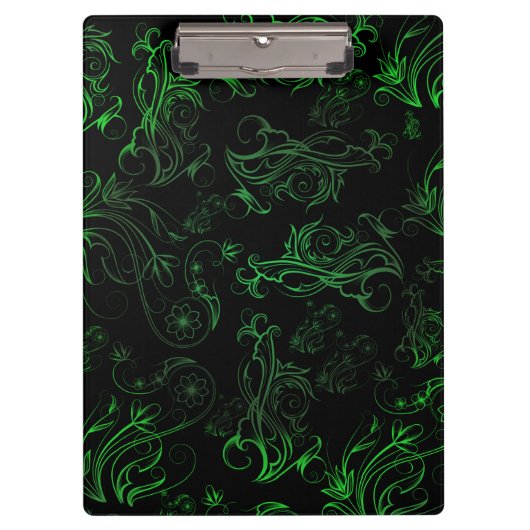 Floral Green-klembord Klembord (Voorkant)