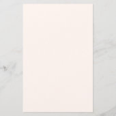 Floral Green laat Baby Word-bromble papieren blad (Achterkant)