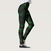 Floral Green-Leggings Leggings (Rechts)