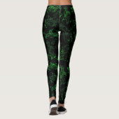 Floral Green-Leggings Leggings (Achterkant)