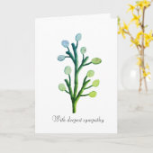 Floral Green lekt met sympathieke kaart (Gele Bloem)