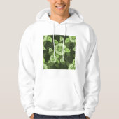 Floral Green Mannen Hoodie (Voorkant)