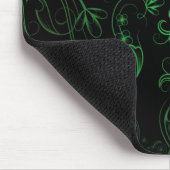 Floral Green Mousepad Muismat (Hoek)