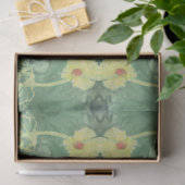 Floral Green Tissuepapier (Geschenk)