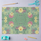 Floral Green Tissuepapier (Craft)