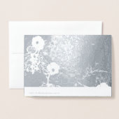 Floral Green Verjaardag Folie Kaart (Met envelop)