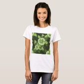 Floral Green Womens T-Shirt (Voorkant volledig)