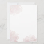 Floral Greenery 60th Birthday Surprise Party Kaart (Achterkant)