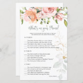 Floral Greenery Baby Wat is er op je telefoonspel (Voorkant / Achterkant)