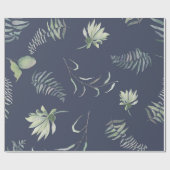 Floral Greenery Cadeaupapier (Vlak)