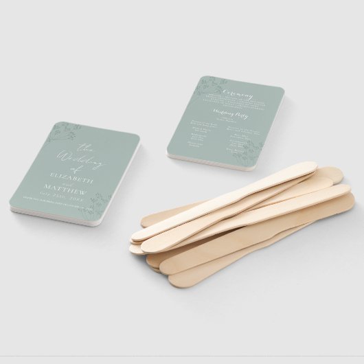 Floral Greenery Program Handwaaier (Niet-gemonteerd)