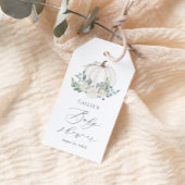 Floral Greenery Pumpkin Baby shower Cadeaulabel