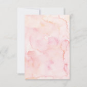 Floral Greenery Virtual Baby shower Invitation Kaart (Achterkant)