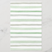 Floral Greenery Waterverf Word Scramble Game (Achterkant)