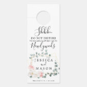 Floral Greenery Wedding door Hanger (Voorkant)