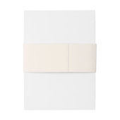 Floral Greenery Wedding Monogram Minimalistisch Uitnodigingen Wikkel (Achterkant Voorbeeld)