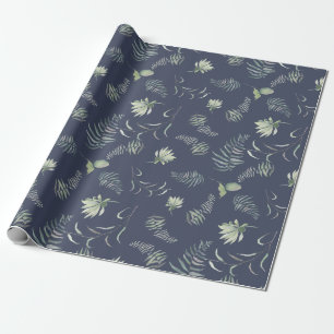 Floral Greenery Wrapping Paper Cadeaupapier