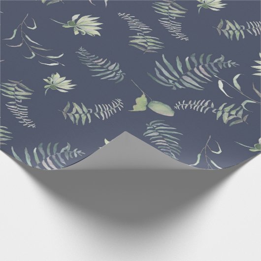Floral Greenery Wrapping Paper Cadeaupapier (Hoek)