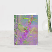 Floral Greeting Card Kaart (Voorkant)