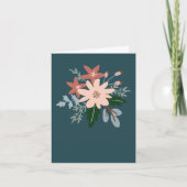 Floral greeting card kaart (Voorkant)